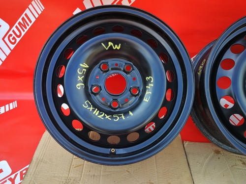 VW / Skoda acélfelni 15X6J, 5X112X57.1, ET43 SRD155801